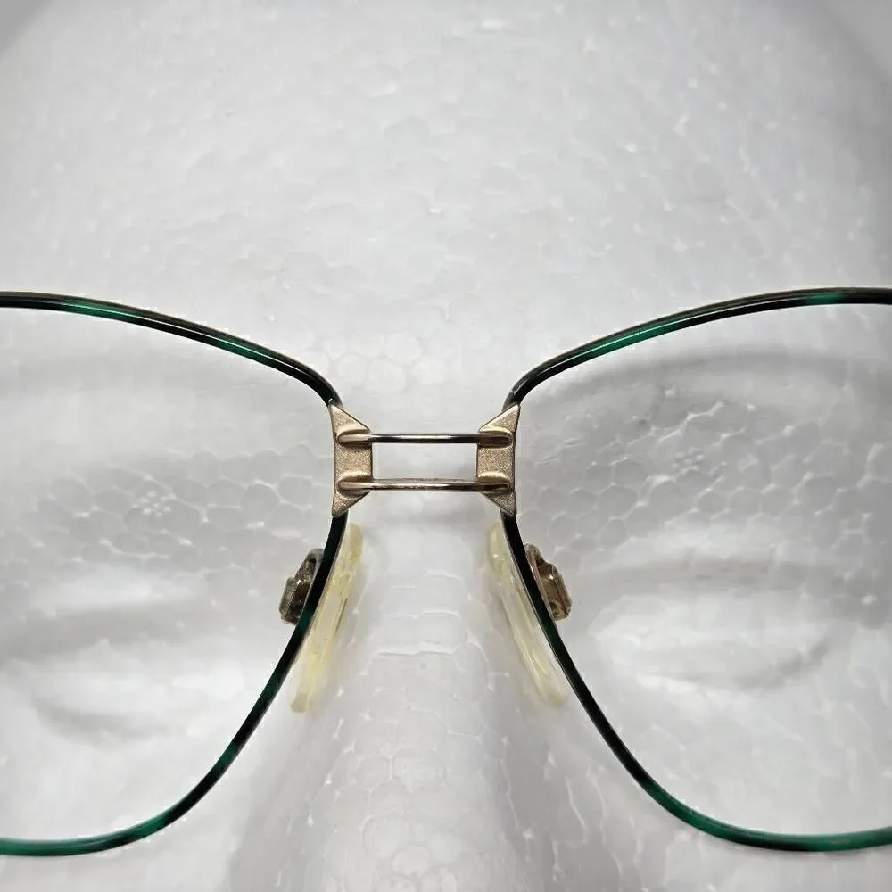 NEOSTYLE SOCIETY 435 GERMANY GOLD GREEN TORTOISE OS EYEGLASS FRAMES 135 58 14